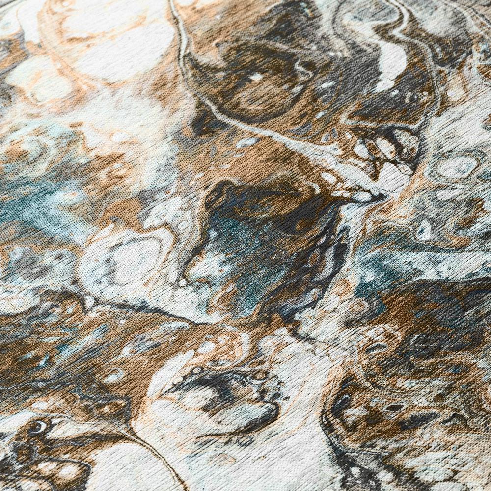 Karina Smoke Modern Abstract 5' x 7'6" Area Rug Smoke AKC41