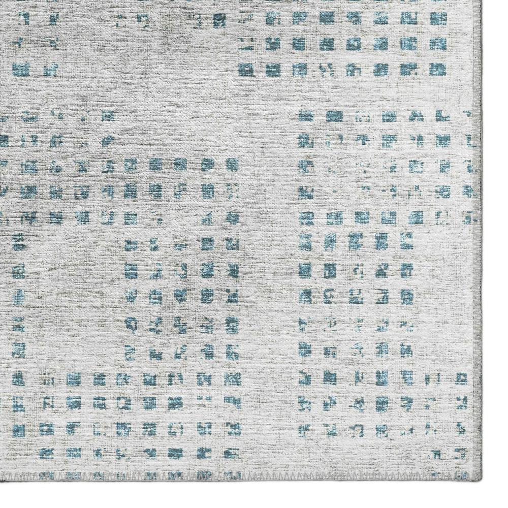 Eleanor Silver Contemporary Geometric 5' x 7'6" Area Rug Silver AER31