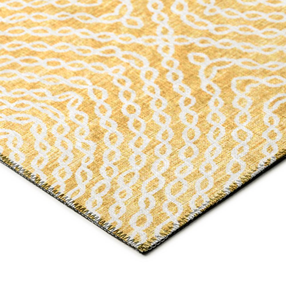Bravado Gilded Transitional Geometric 8' x 8' Area Rug Gilded ABV33