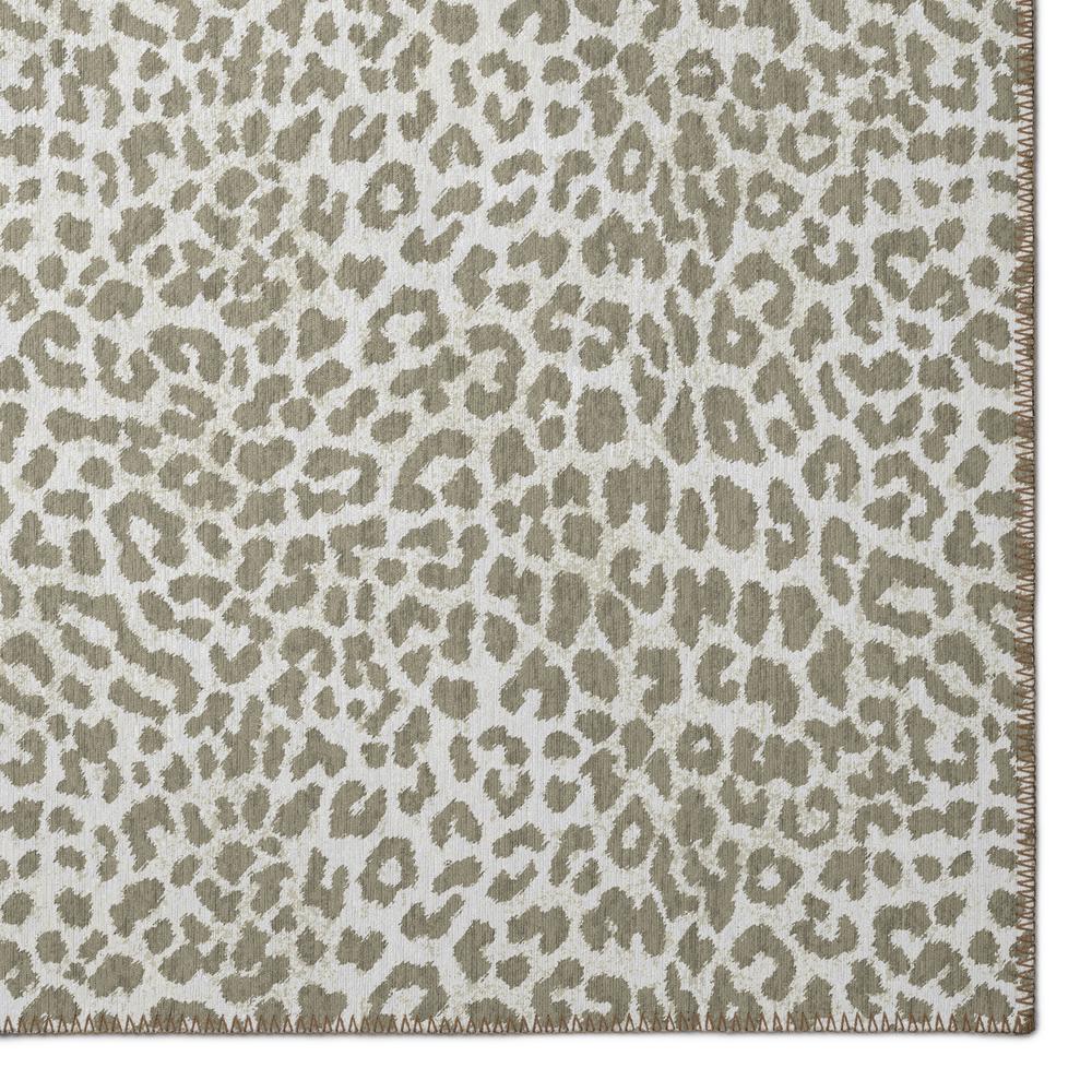 Safari Taupe Animal Animal Print 8' x 8' Area Rug Taupe ASF32