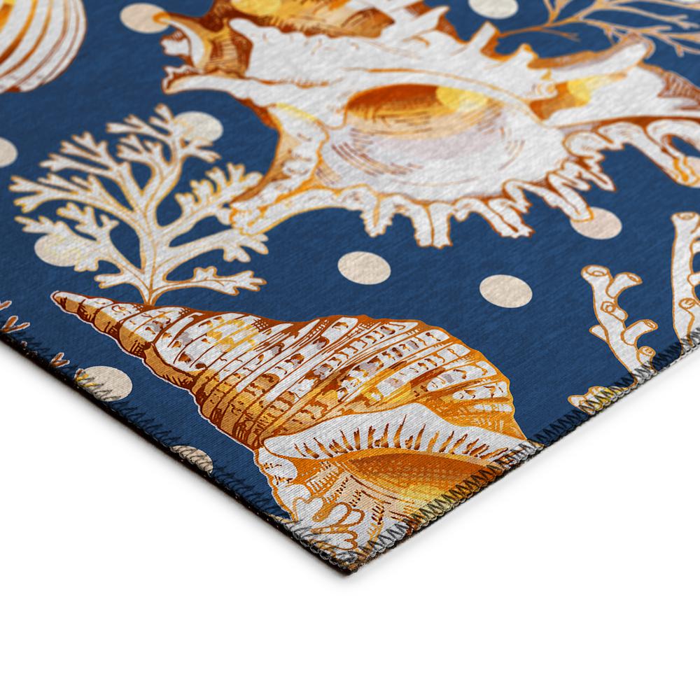 Indoor/Outdoor Surfside ASR36 Blue Washable 8' x 10' Rug