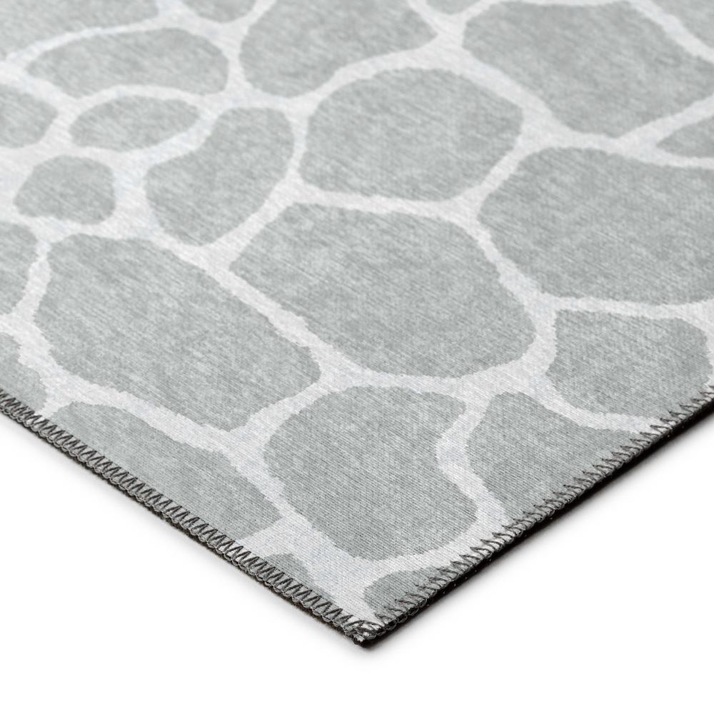 Safari Grey Animal Animal Print 8' x 8' Area Rug Grey ASF34