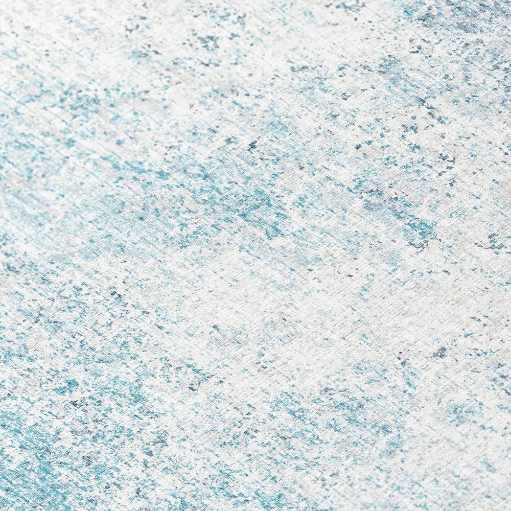 Rylee Blue Transitional Abstract 8' x 8' Round Rug Blue ARY33