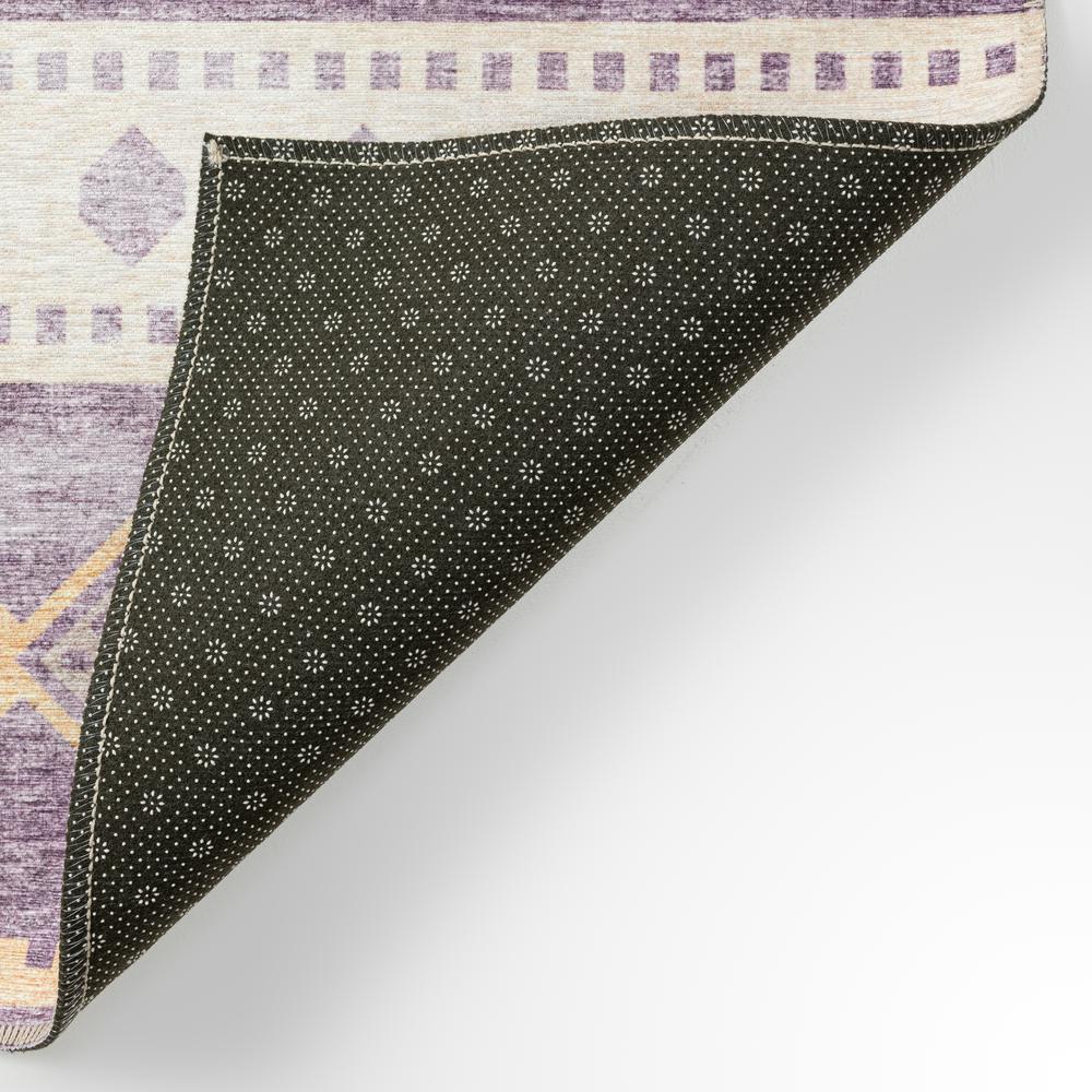 Yuma Purple Transitional Southwest 8' x 8' Area Rug Purple AYU42