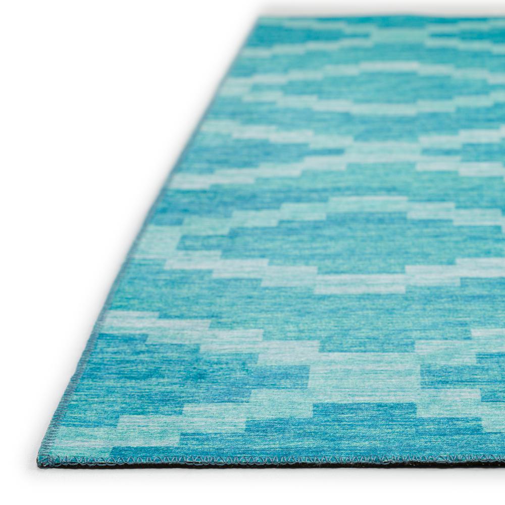 Yuma Turquoise Bohemian Southwest 8' x 8' Area Rug Turquoise AYU39