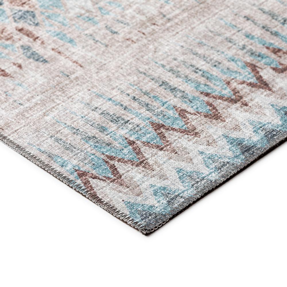 Rylee Blue Transitional Chevron 8' x 10' Area Rug Blue ARY35