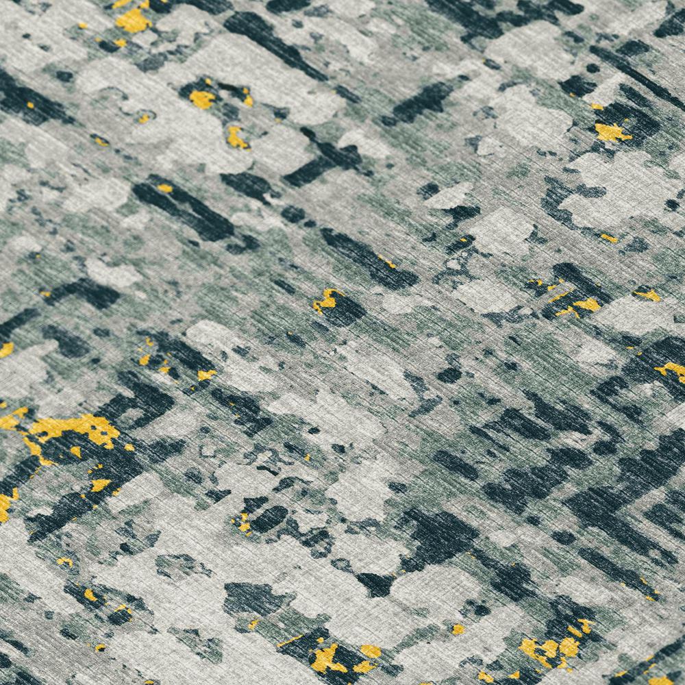 Bravado Gilded Contemporary Abstract 8' x 10' Area Rug Gilded ABV35