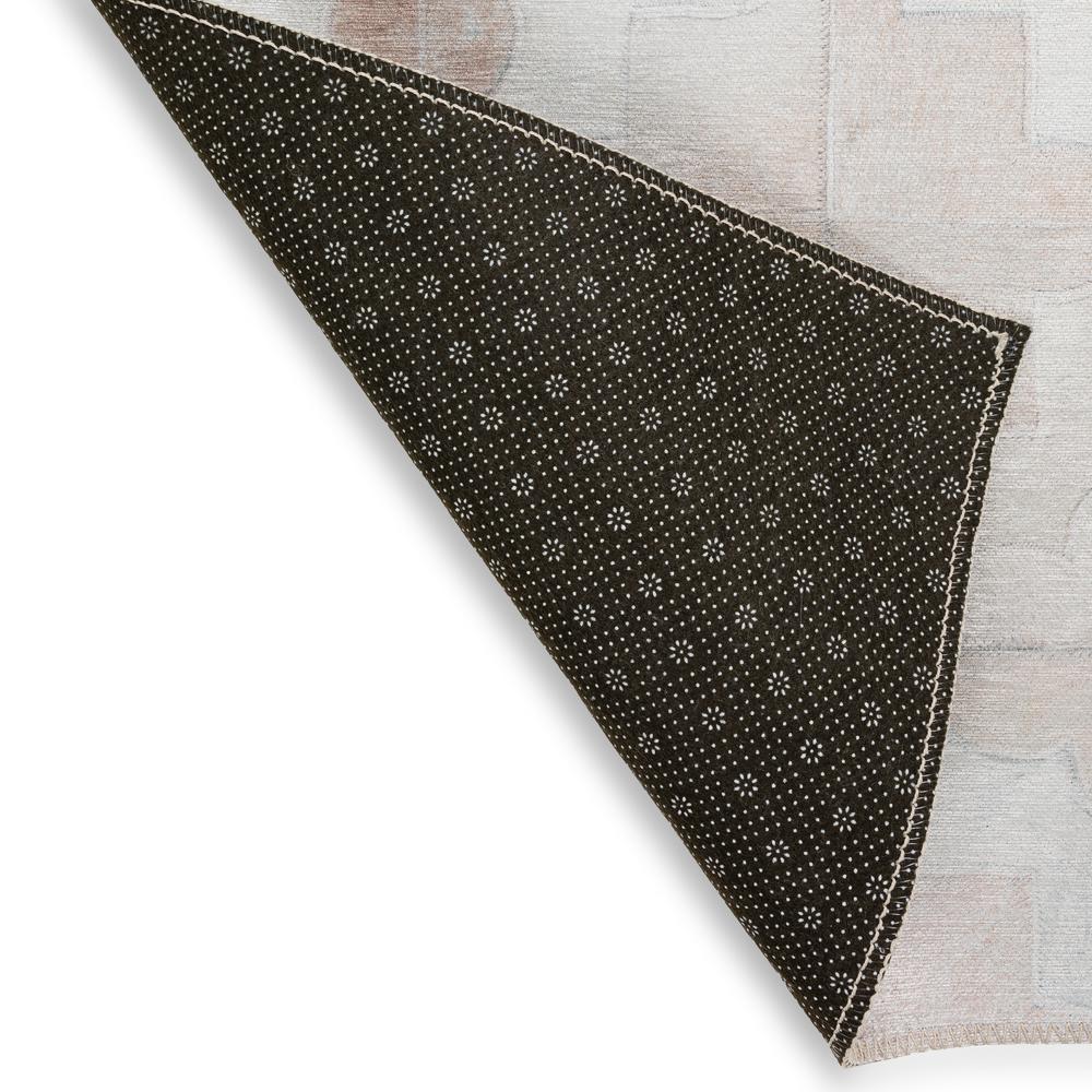 Laredo Ivory Animal Patchwork 8' x 10' Area Rug Ivory ALR38