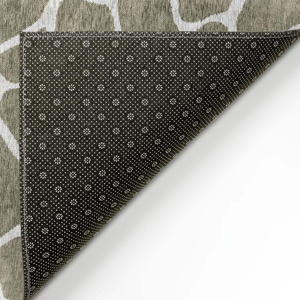 Safari Taupe Animal Animal Print 8' x 10' Area Rug Taupe ASF34