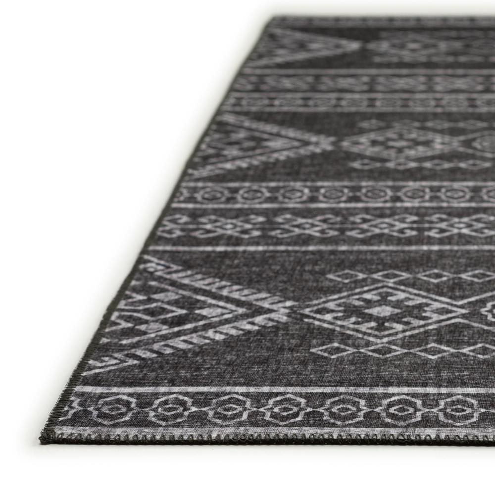 Yuma Gray Transitional Southwest 8' x 10' Area Rug Gray AYU44