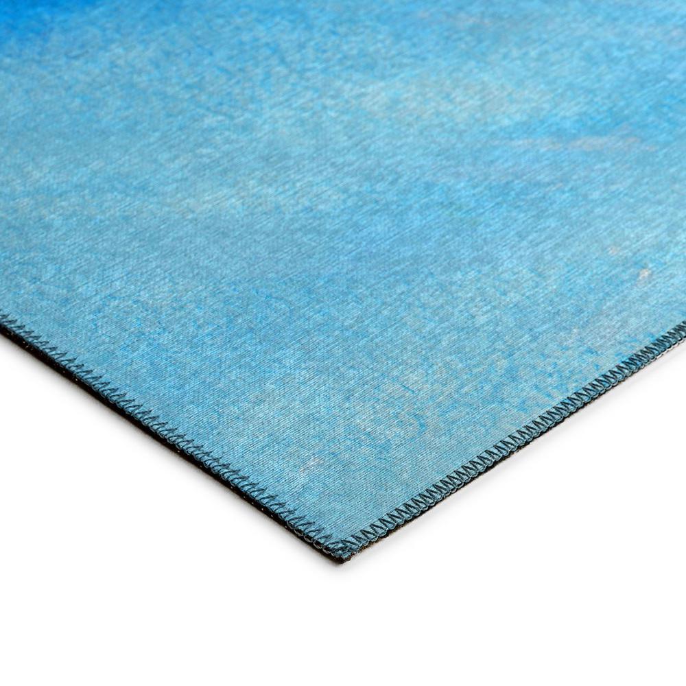 Indoor/Outdoor Harpswell AHP33 Blue Washable 9' x 12' Rug