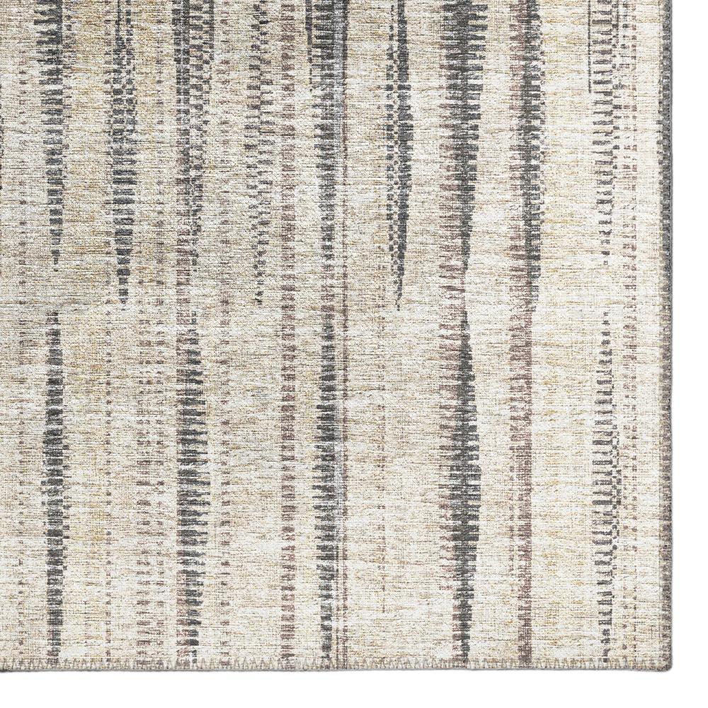 Waverly Beige Contemporary Striped 8' x 10' Area Rug Beige AWA31