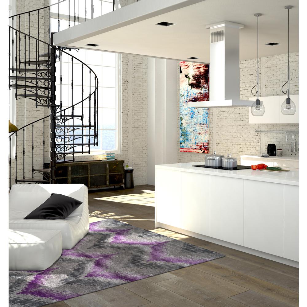 Bria 39 Purple 7'10"X10'7", Area Rug