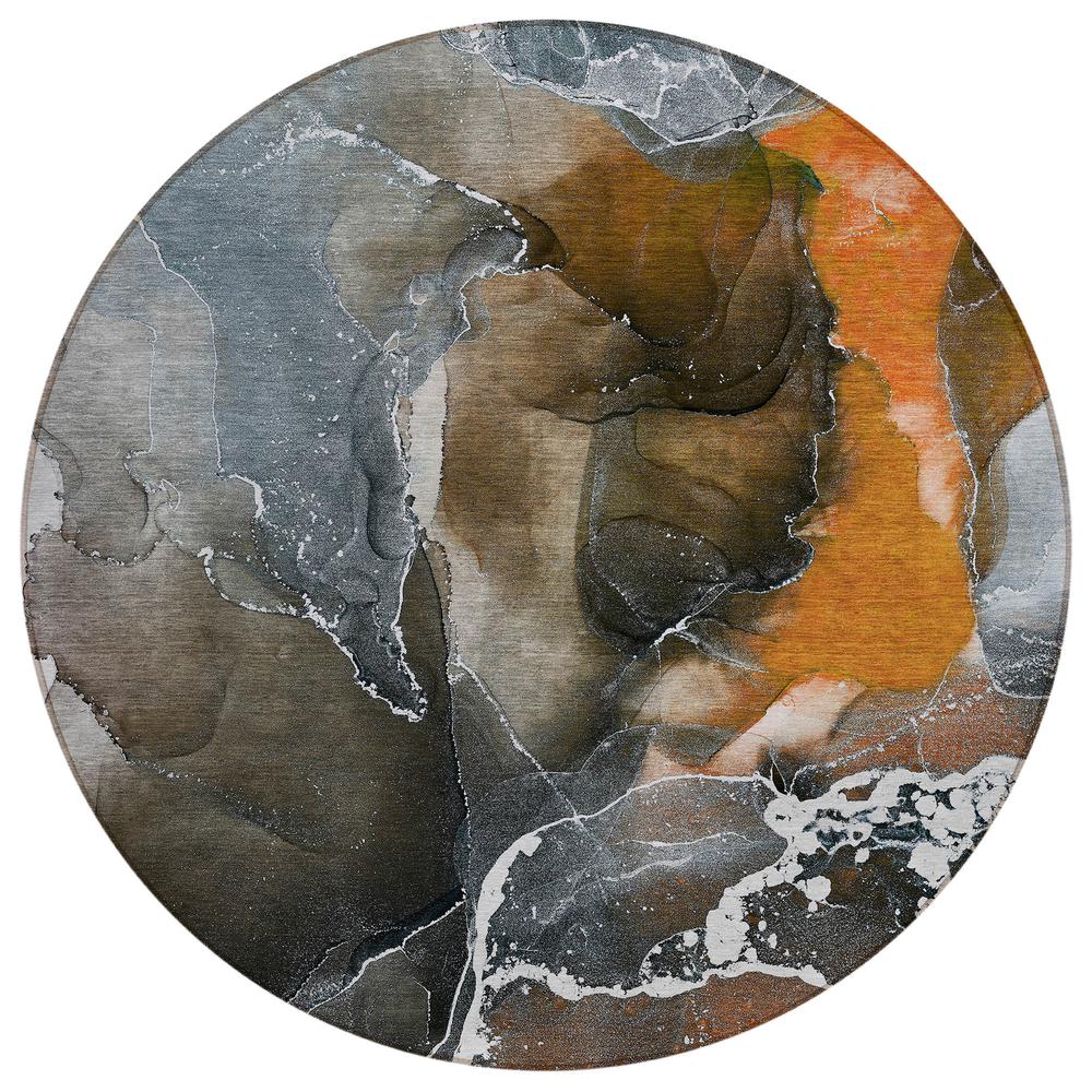 Chantille ACN503 Orange 8' x 8' Rug