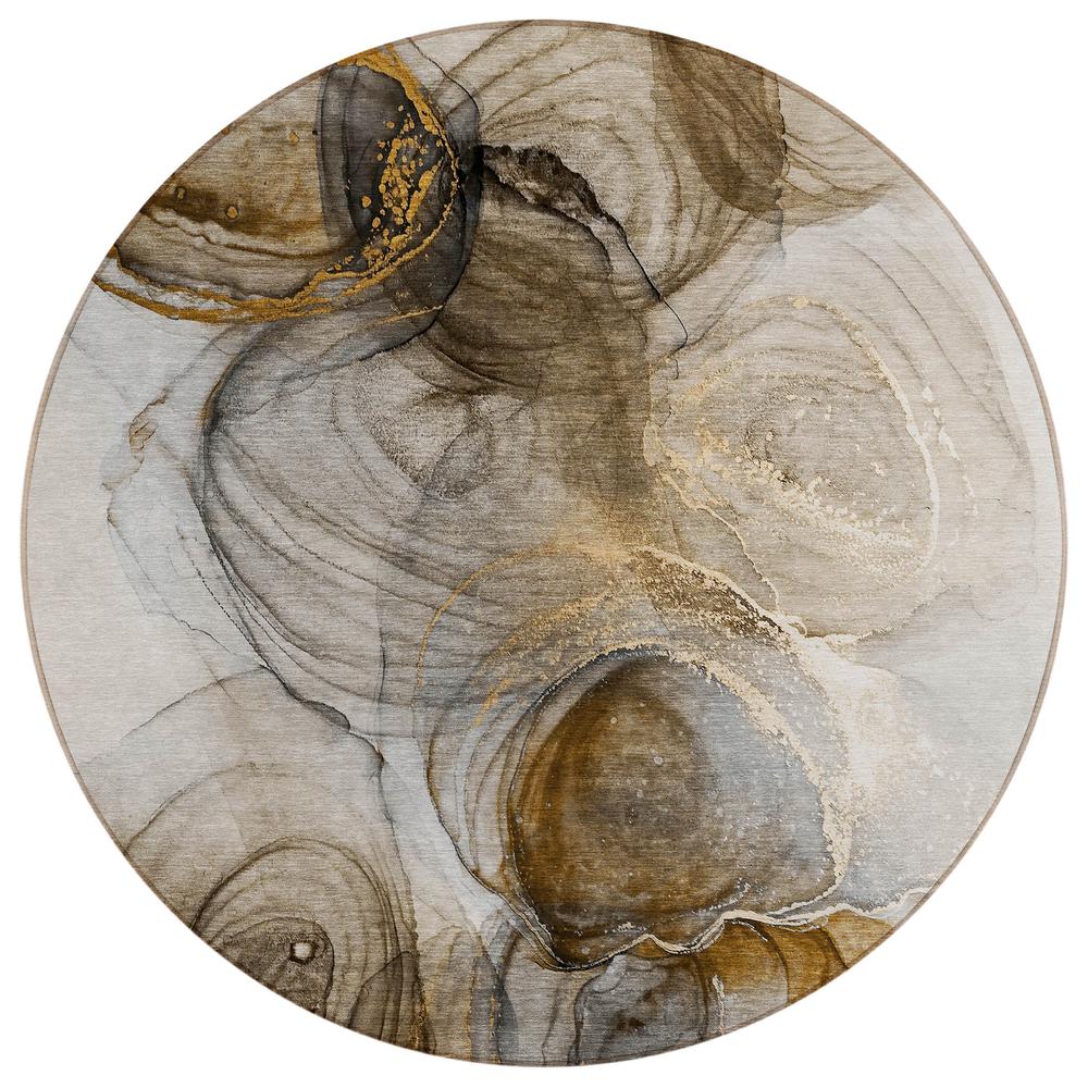 Chantille ACN513 Brown 8' x 8' Rug