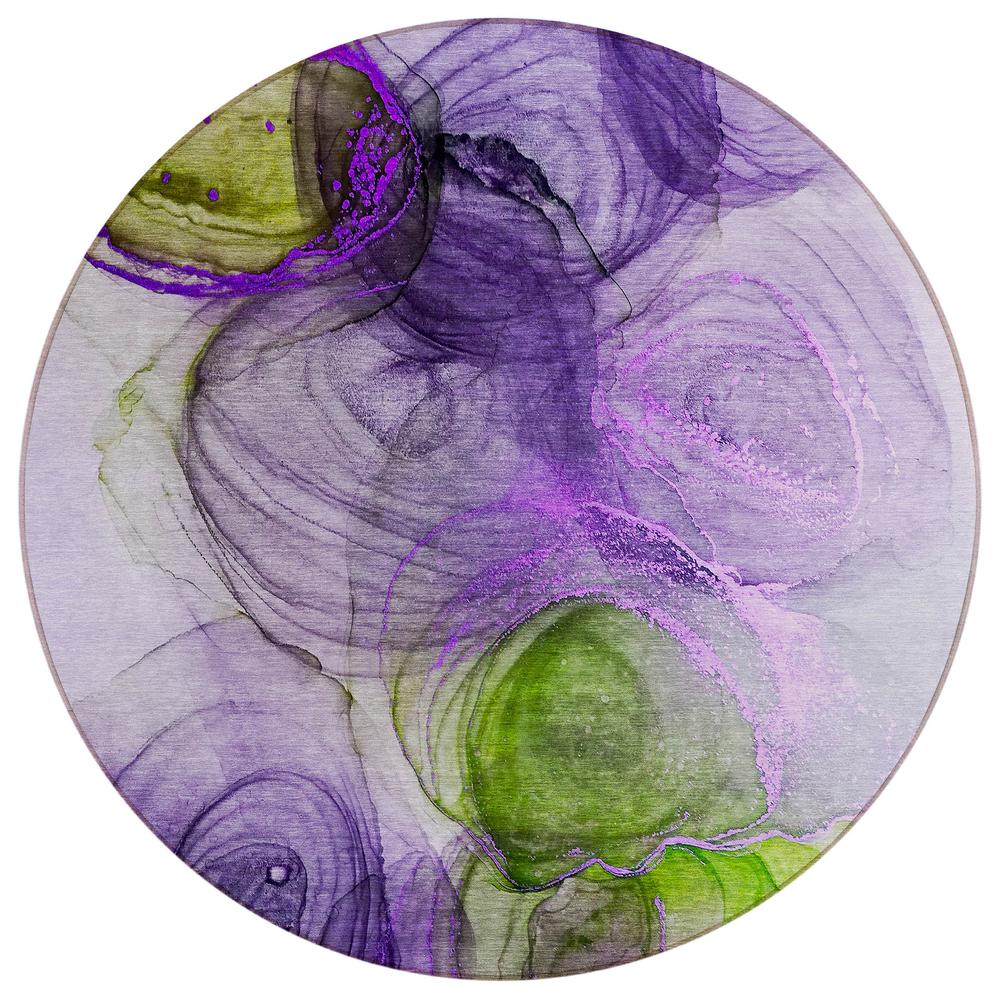 Chantille ACN513 Purple 8' x 8' Rug