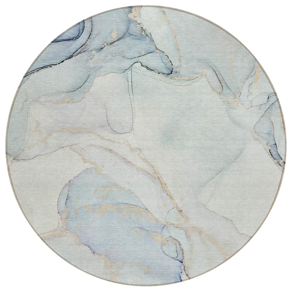 Chantille ACN523 Blue 8' x 8' Rug