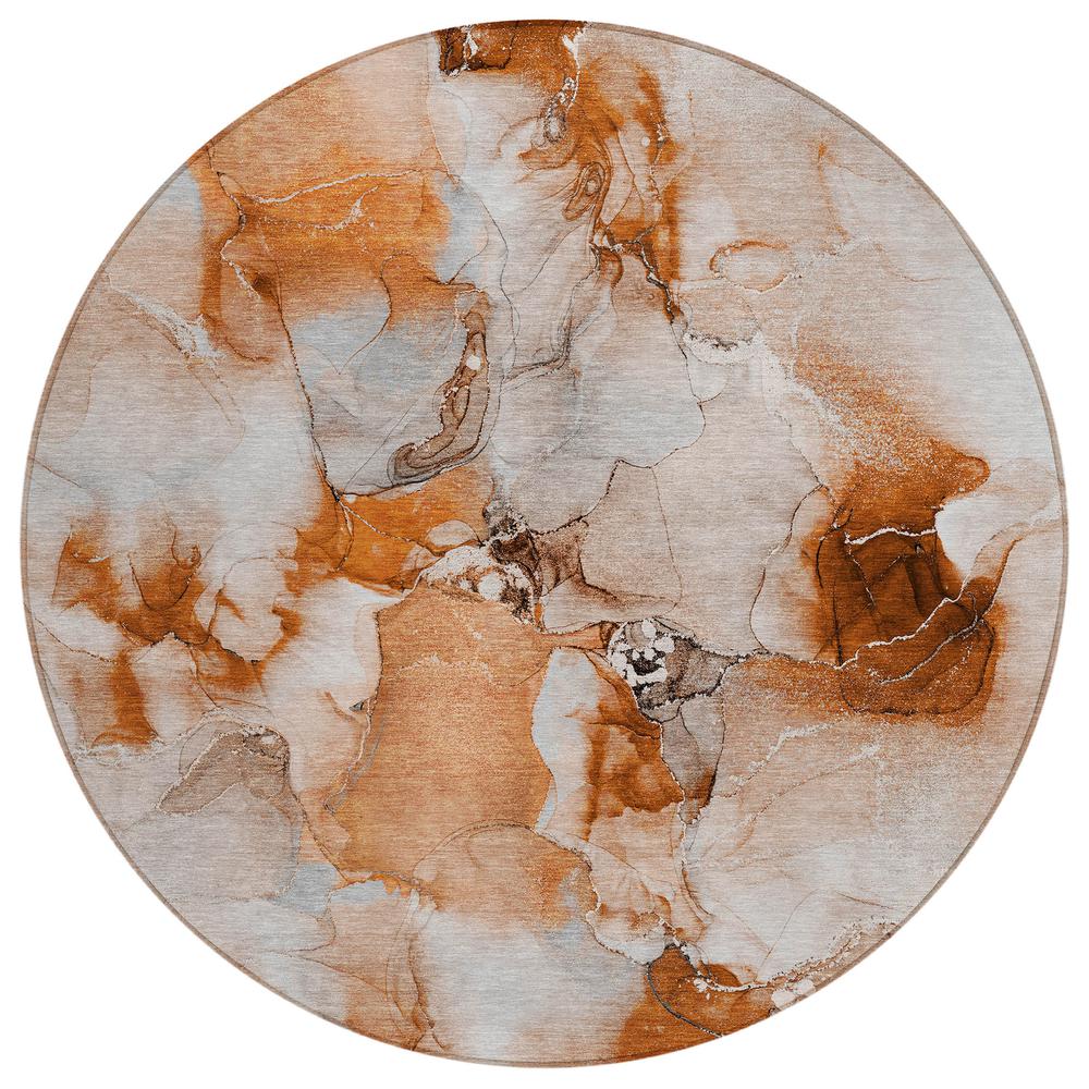 Chantille ACN526 Orange 8' x 8' Rug