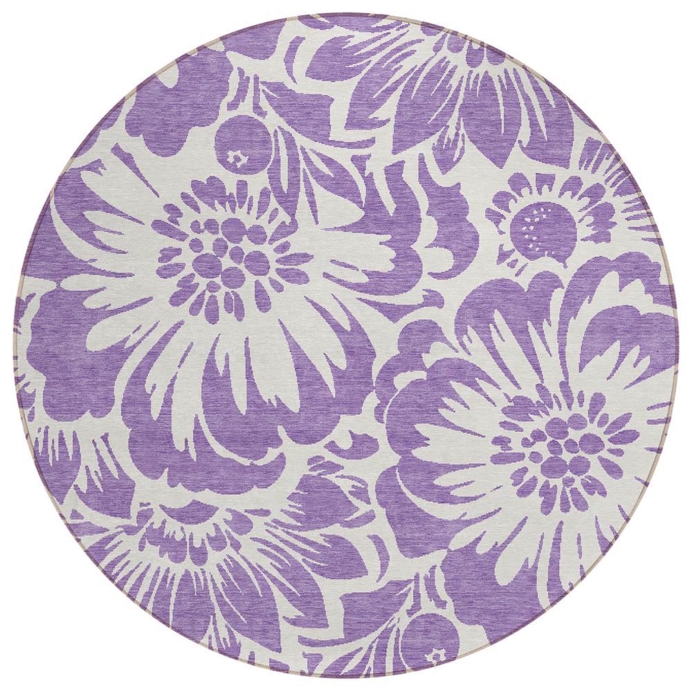 Chantille ACN551 Purple 8' x 8' Rug