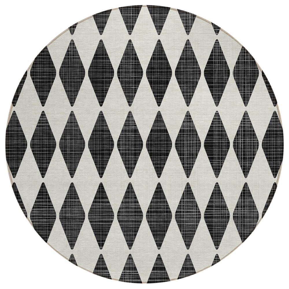Chantille ACN578 Black 8' x 8' Rug
