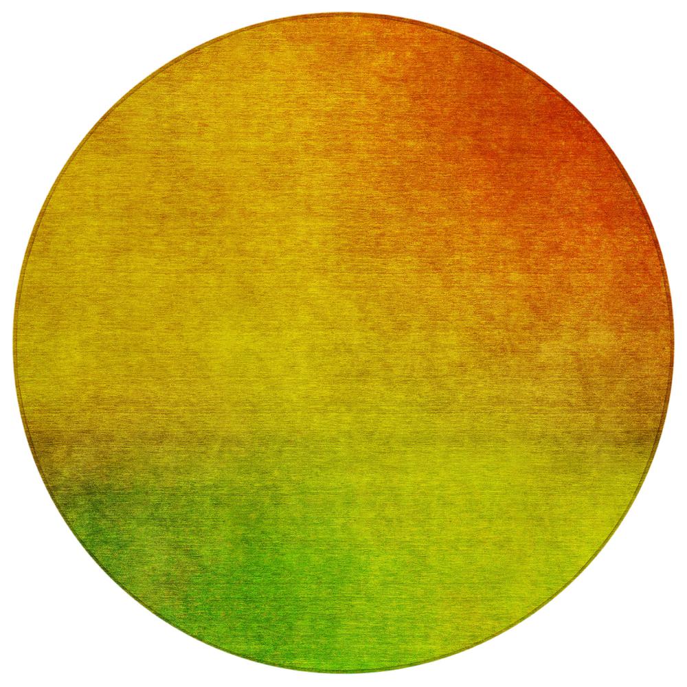 Chantille ACN583 Orange 8' x 8' Rug