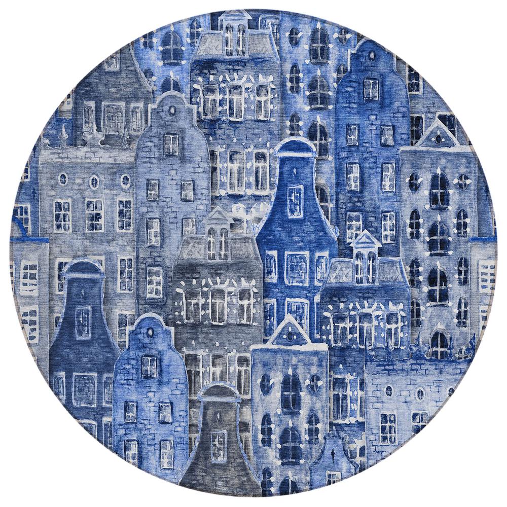 Chantille ACN600 Blue 8' x 8' Rug