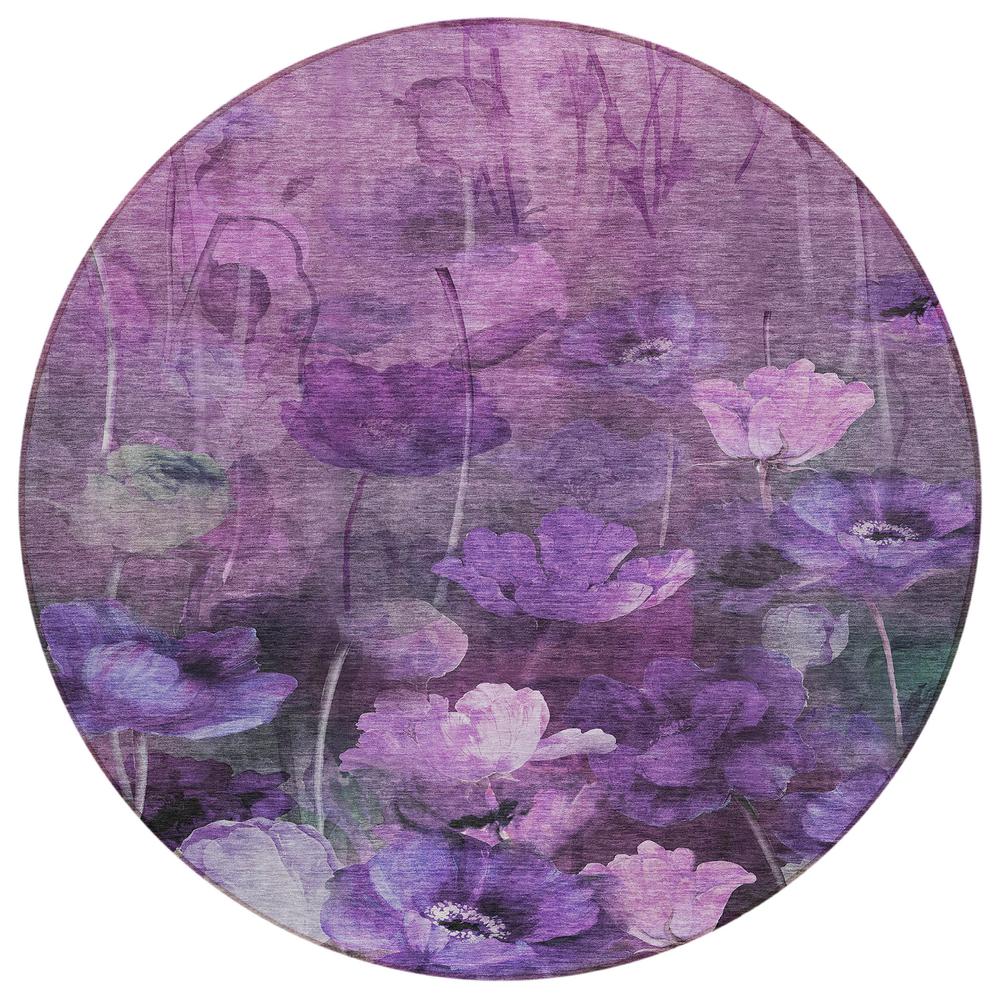 Chantille ACN613 Purple 8' x 8' Rug