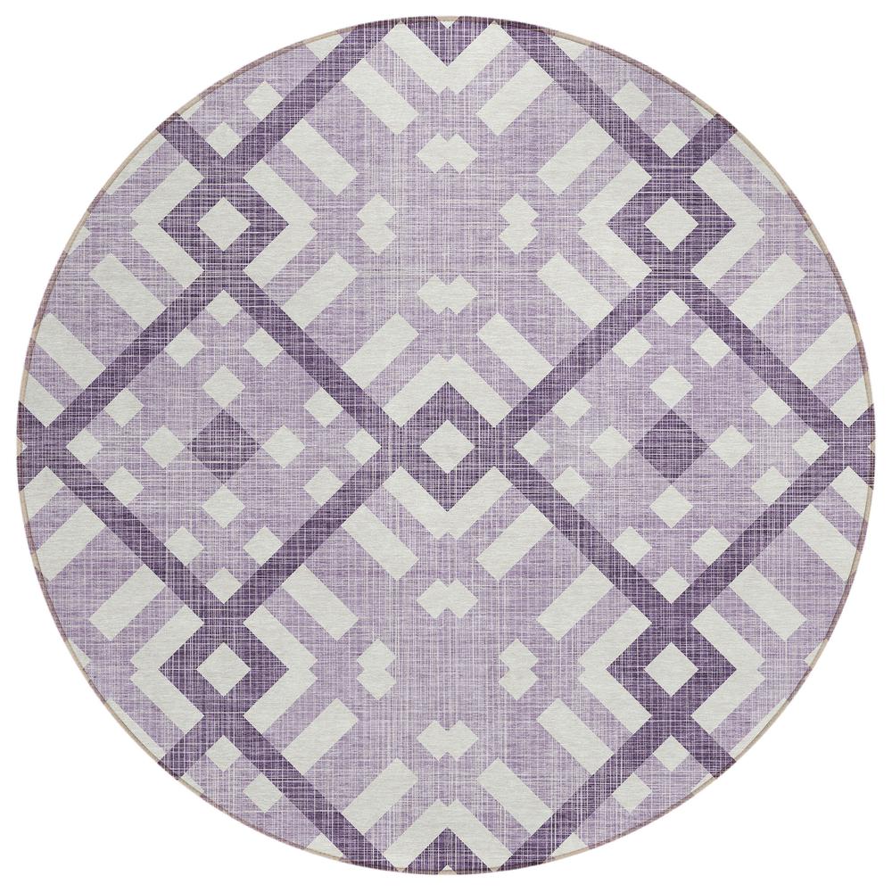 Chantille ACN616 Purple 8' x 8' Rug