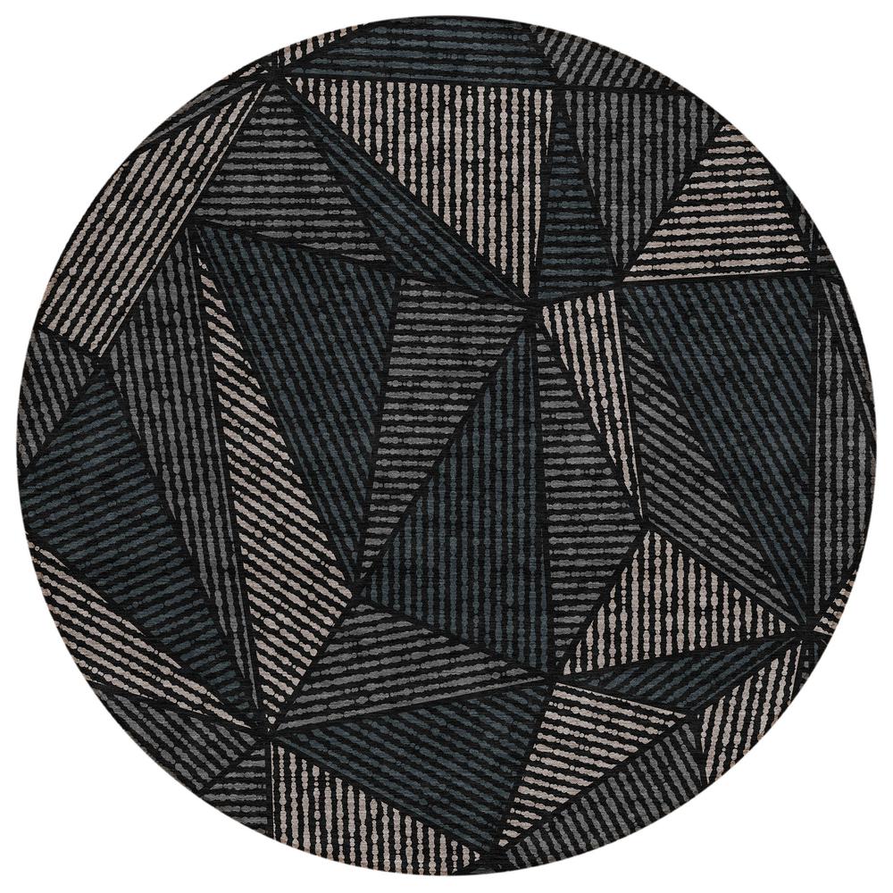 Chantille ACN618 Black 8' x 8' Rug