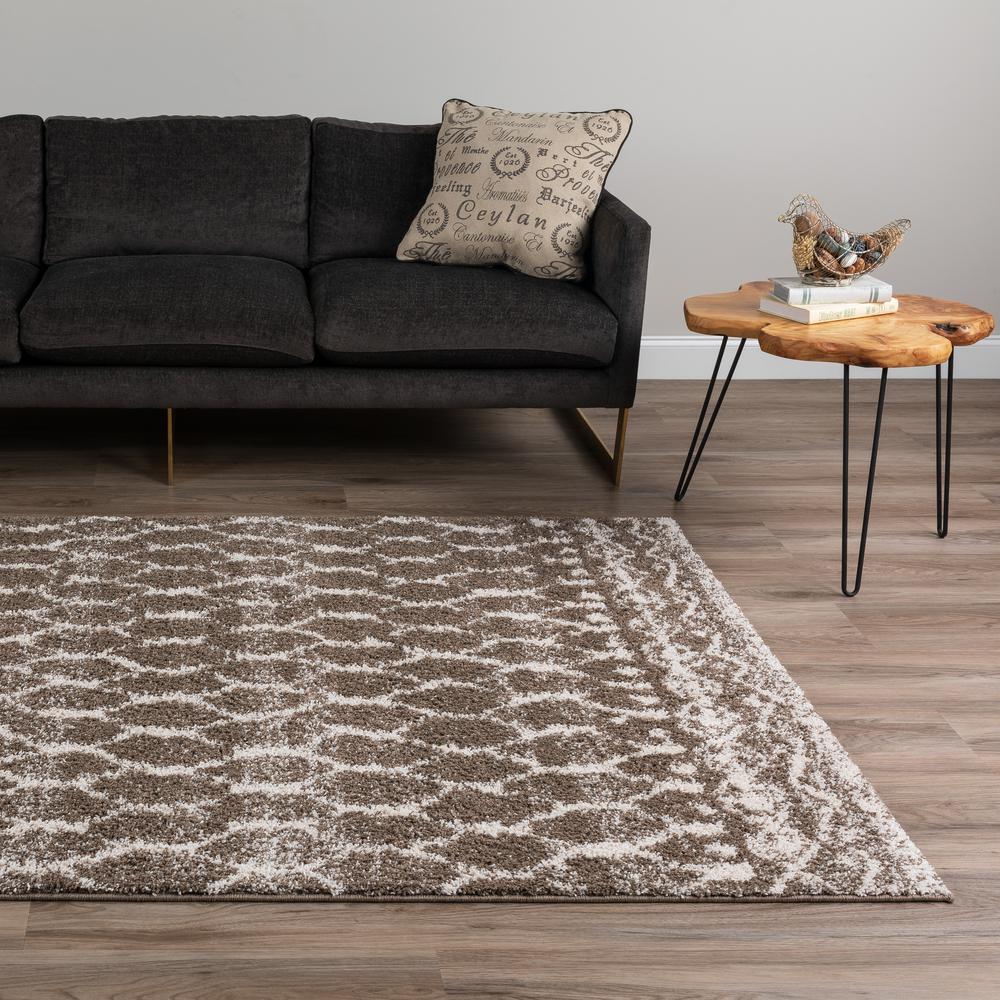 Reston 33 Khaki 9'6"X13'2", Area Rug