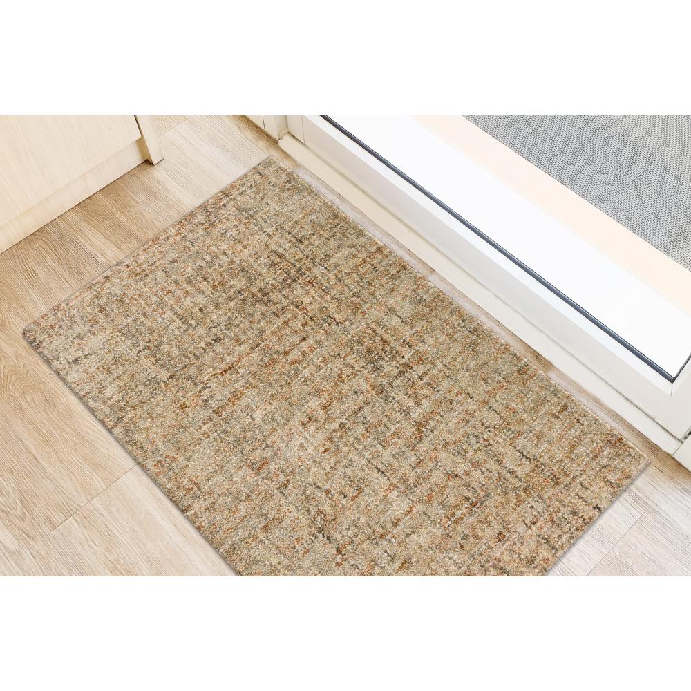 Addison Eastman Variegated Solid Earth 2' x 3' Accent Rug