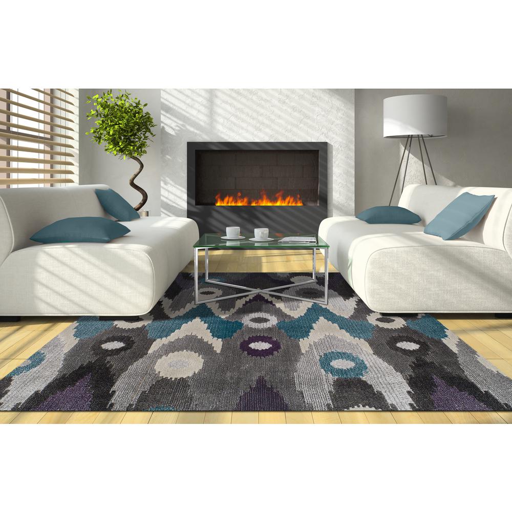 Lemans 35 Gray 3'3"X5'1", Area Rug
