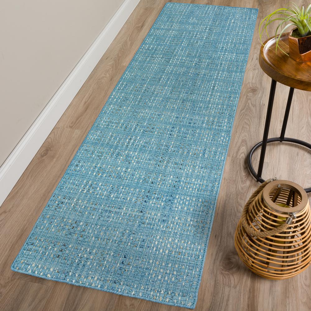 Addison Montana Casual Muti-tonal Solid Blue 2’3" x 7’6" Runner Rug