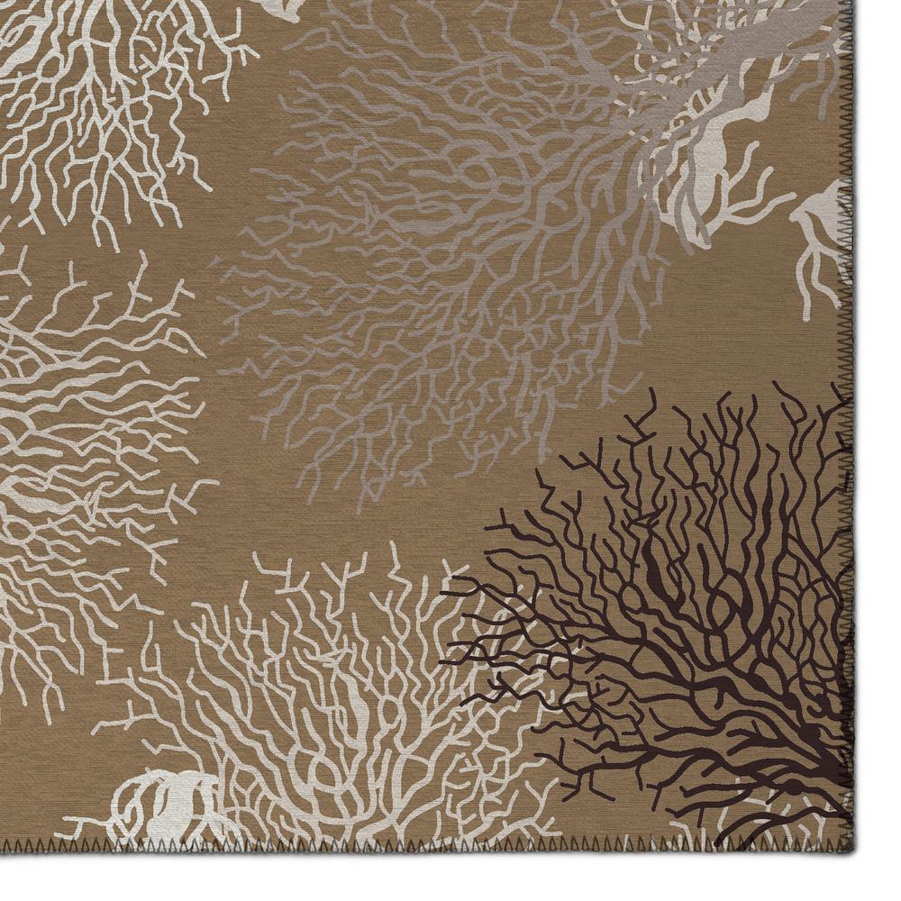 Indoor/Outdoor Surfside ASR33 Latte Washable 10' x 14' Rug