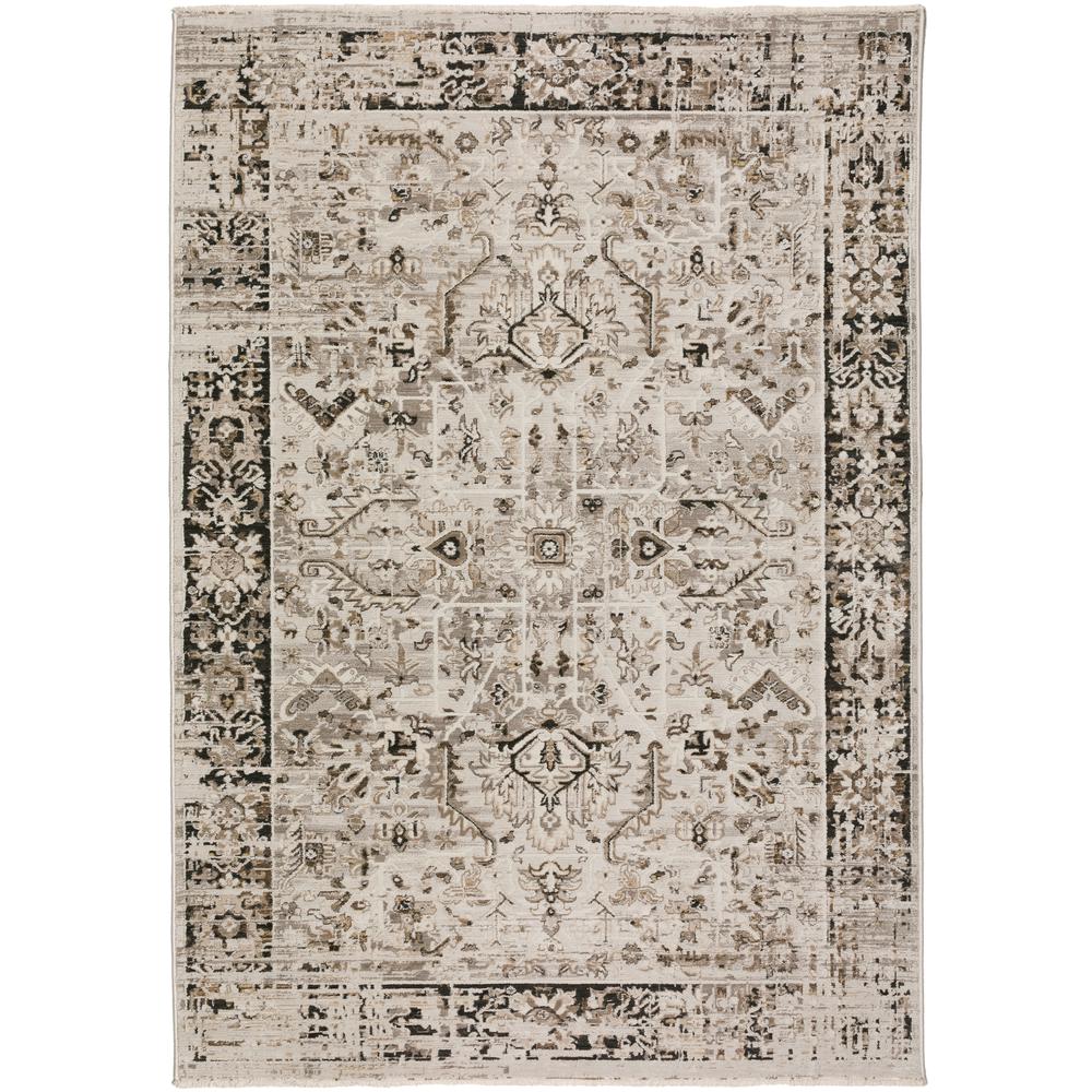 Nelson ANE34 Gray 3'3" x 5'3" Rug