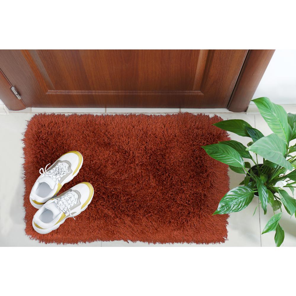 Addison Aurora Deeply Complex Modern Spice Shag 2' x 3' Accent Rug