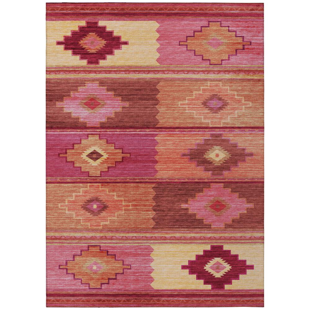 Indoor/Outdoor Sonora ASO31 Pink Washable 10' x 14' Rug