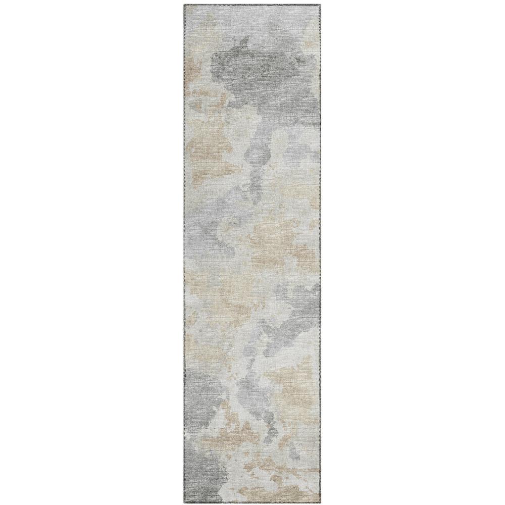 Indoor/Outdoor Accord AAC32 Beige Washable 2'3" x 7'6" Runner Rug