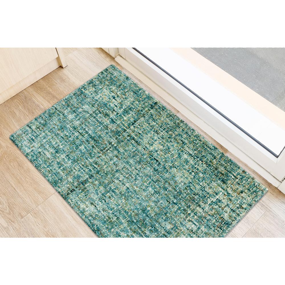 Addison Eastman Variegated Solid Peacock 2' x 3' Accent Rug