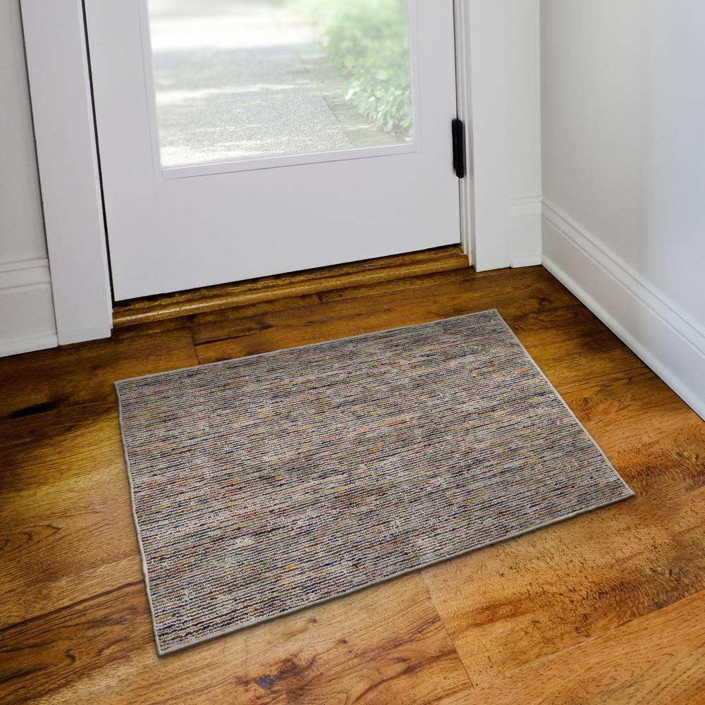 Addison Villager Active Solid Multi 2’ x 3’ Accent Rug