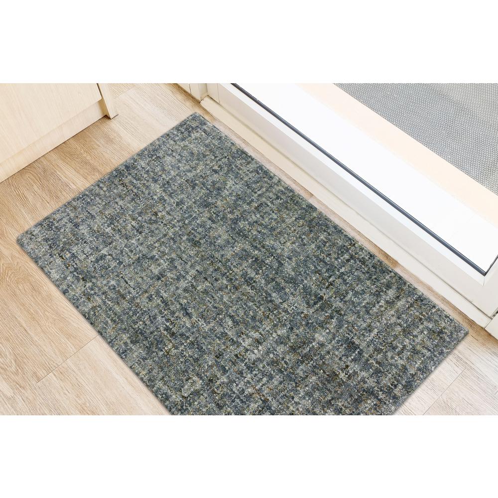 Addison Eastman Variegated Solid Steel 2' x 3' Accent Rug