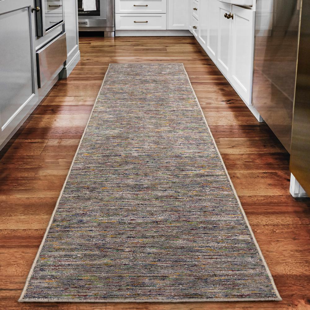Addison Villager Active Solid Multi 2’3" x 7’6" Runner Rug