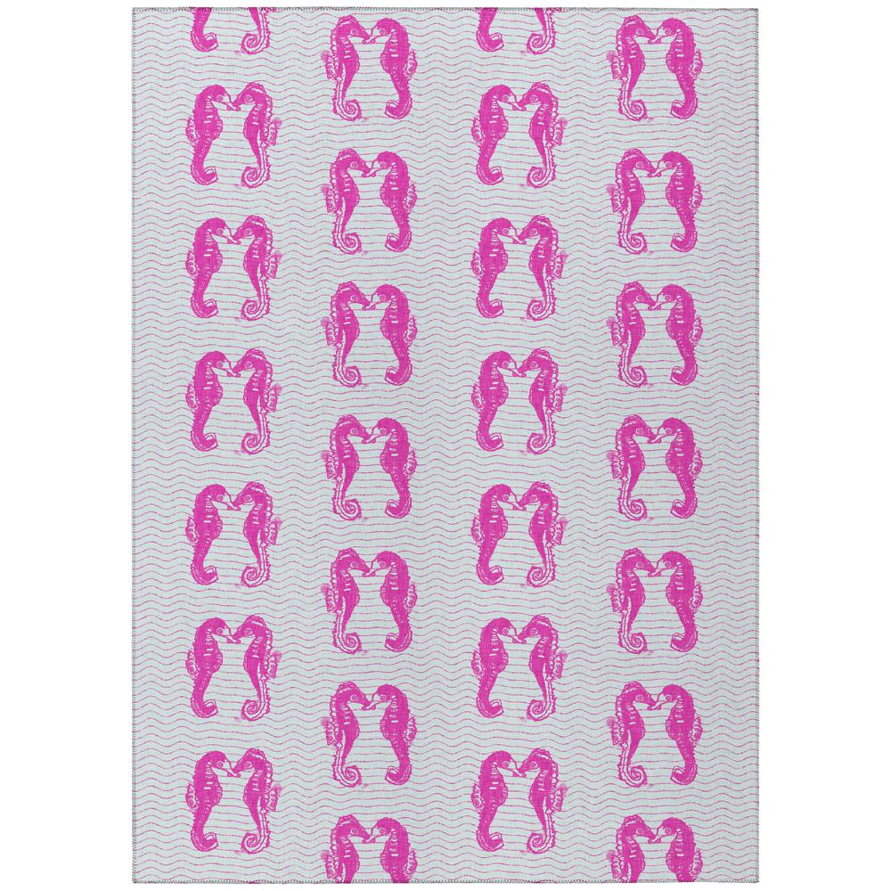 Indoor/Outdoor Surfside ASR45 Pink Washable 10' x 14' Rug