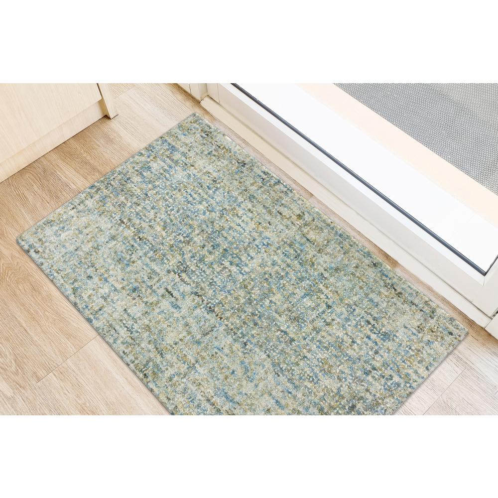 Addison Eastman Variegated Solid Sky Blue 2' x 3' Accent Rug
