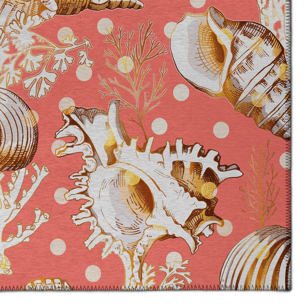 Indoor/Outdoor Surfside ASR36 Peach Washable 10' x 14' Rug