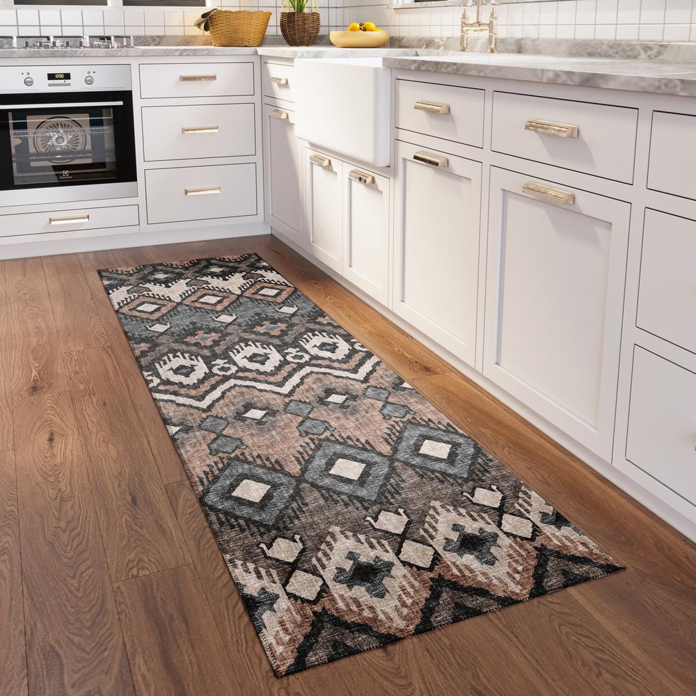 Yuma Desert Bohemian Ikat 2'3" x 7'6" Runner Rug Desert AYU32