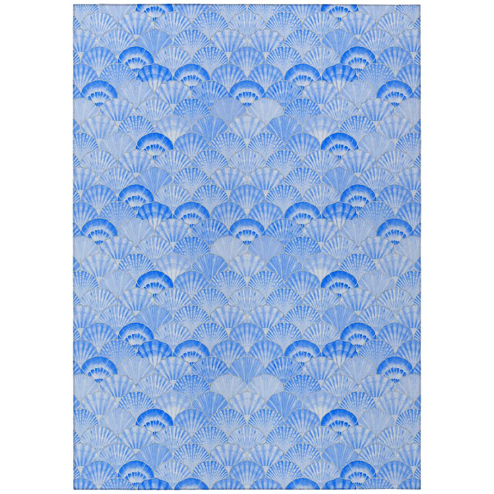 Indoor/Outdoor Surfside ASR32 Blue Washable 10' x 14' Rug