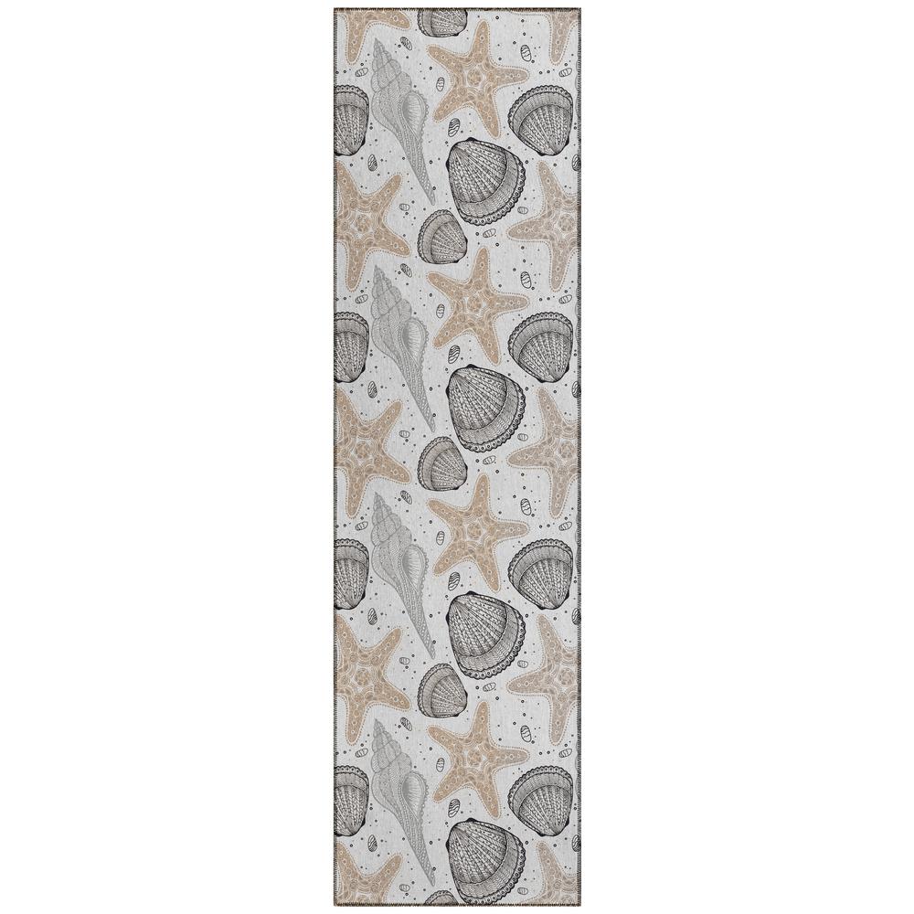 Indoor/Outdoor Surfside ASR34 Fog Washable 2'3" x 7'6" Runner Rug