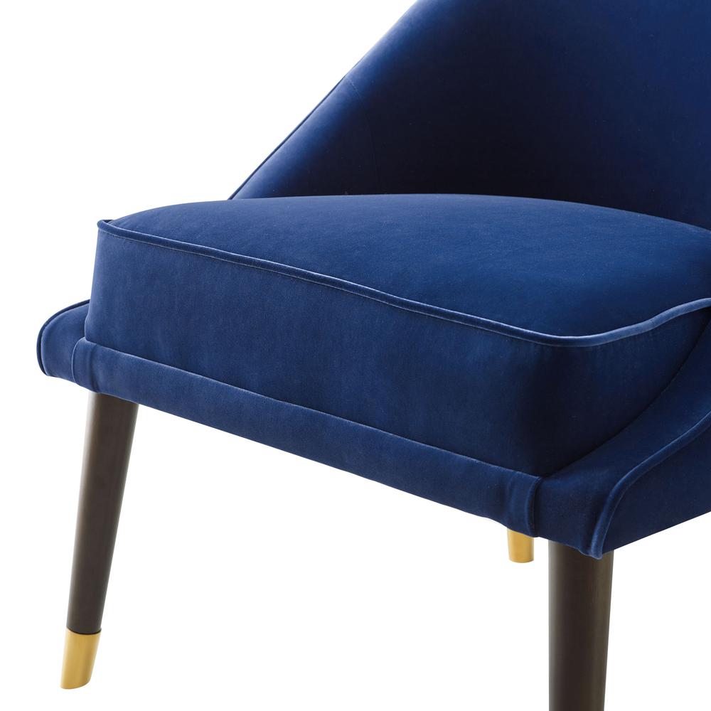 Avalon Velvet Accent Chair - Navy