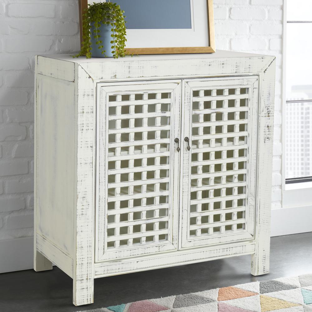 Rio Accent Cabinet White